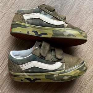 Vans toddler camo.